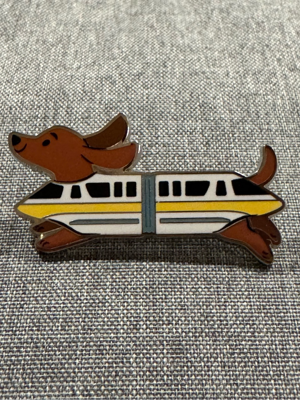 Disney Monorail Dog Dachshund Enamel Pin